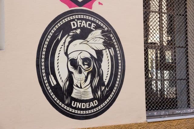 Arte urbano en el barrio del Soho de Málaga
