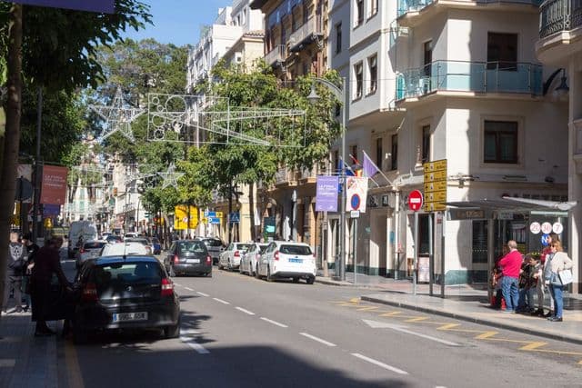 Calle del barrio del Soho de Málaga